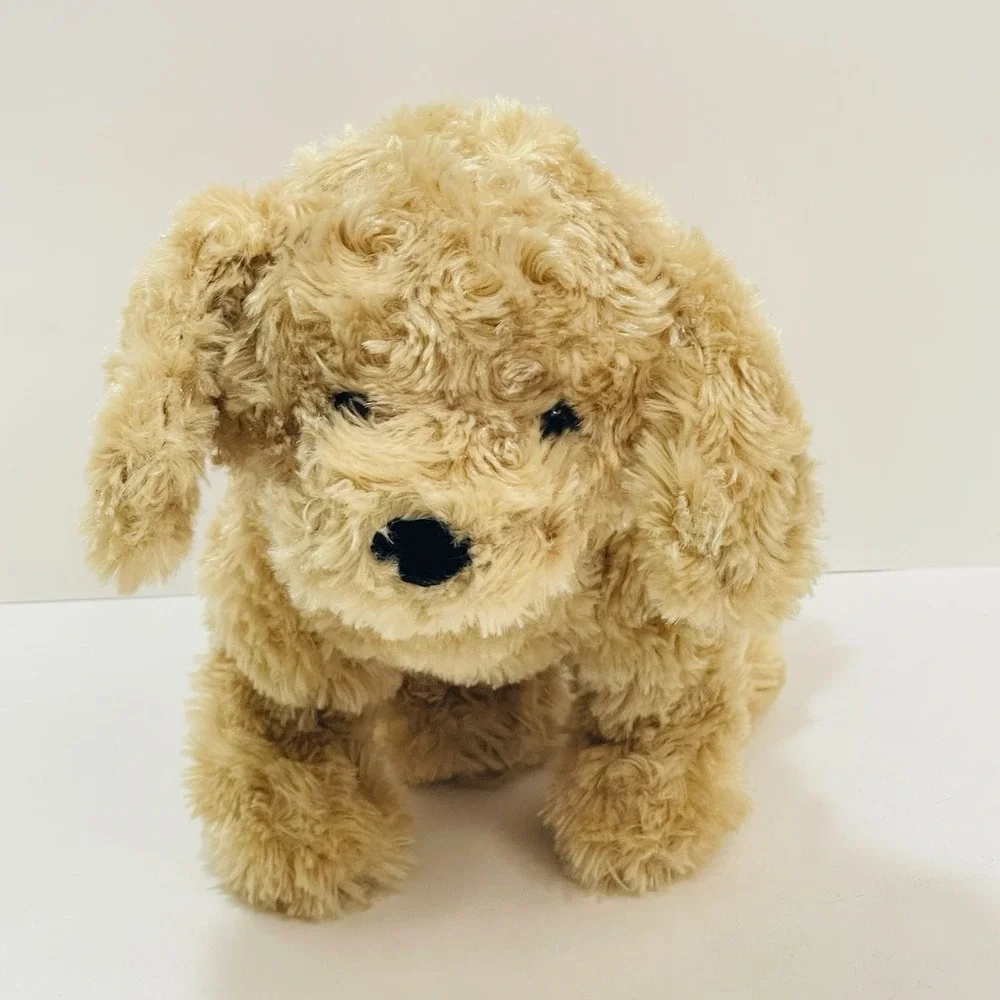 Manhattan Toy Company Tan Dog Plush Pooch Party Goldie Golden Doodle 10